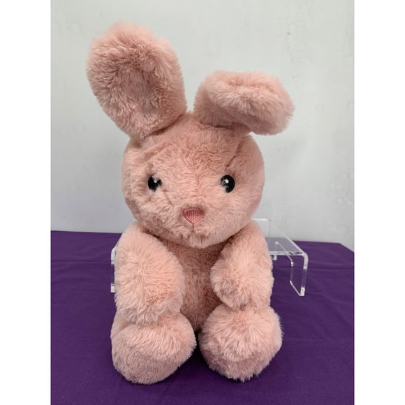 Spark create Imagine Other - Spark your imagination Pink Rabbit BunnyJingle Rattle Embroidered Eyes and nose